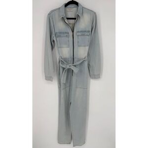 ONE TEASPOON ANGEL CLAUDIA OVERALL DENIM JUMPSUIT XS NWT
